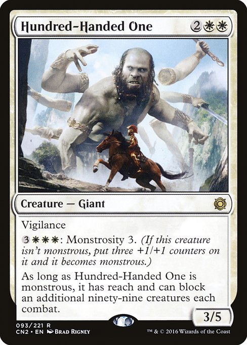 Hundred-Handed One (93) [Conspiracy: Take the Crown]