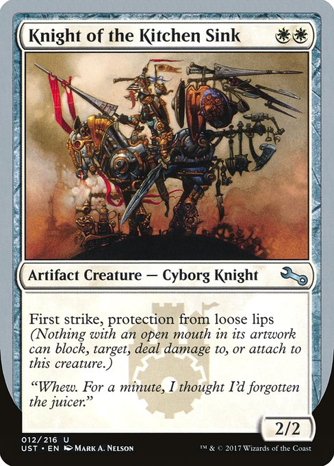 Knight of the Kitchen Sink (12c) [Unstable]