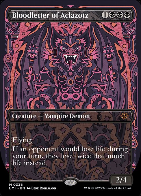 Bloodletter of Aclazotz (336) [The Lost Caverns of Ixalan] [Borderless]