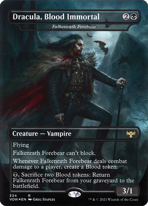 Falkenrath Forebear (334) [Innistrad: Crimson Vow] [Borderless]