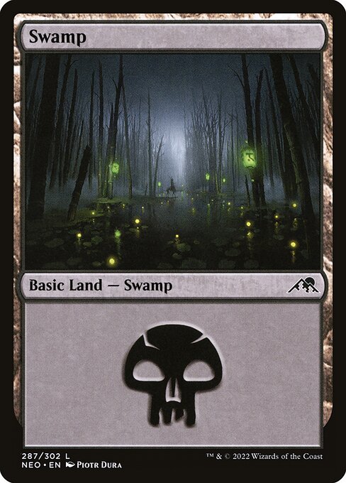 Swamp (287) [Kamigawa: Neon Dynasty]