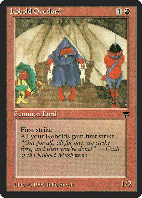 Kobold Overlord (155) [Legends]