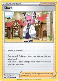 Klara - 145/198 (Cosmos Holo) (145/198) [Miscellaneous Cards and Products]
