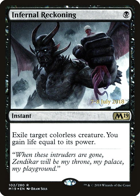 Infernal Reckoning (102s) [Core Set 2019 Promos]