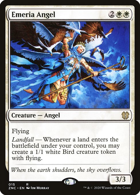 Emeria Angel (15) [Zendikar Rising Commander]