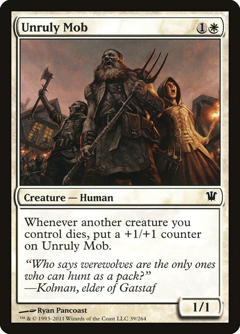 Unruly Mob (39) [Innistrad]