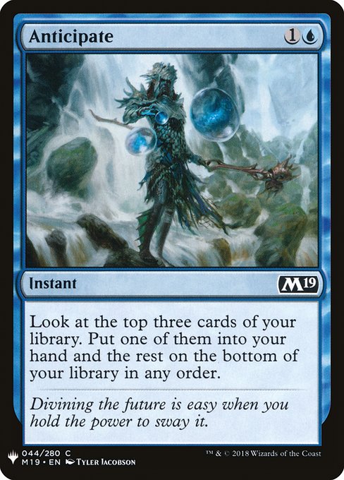 Anticipate (M19-44) [The List]