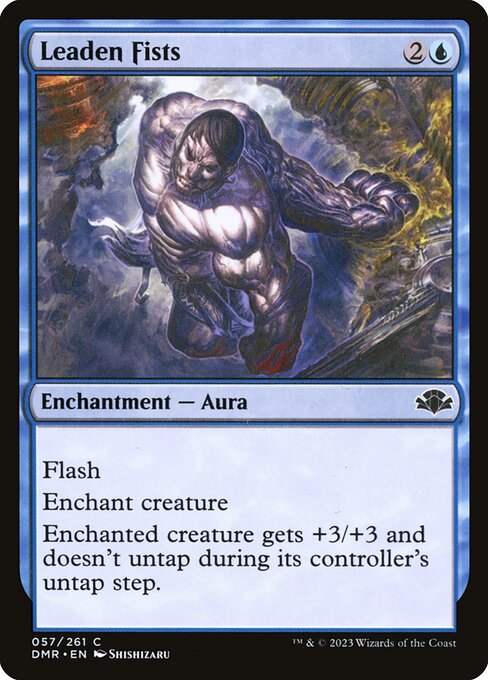 Leaden Fists (57) [Dominaria Remastered]