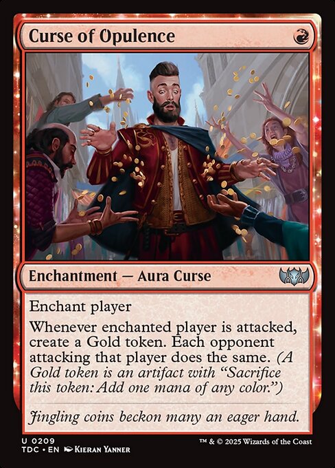 Curse of Opulence (209) [Tarkir: Dragonstorm Commander]