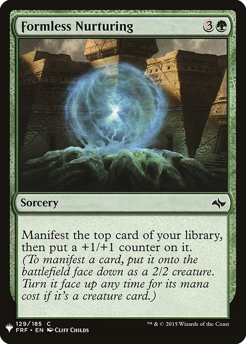 Formless Nurturing (FRF-129) [The List]