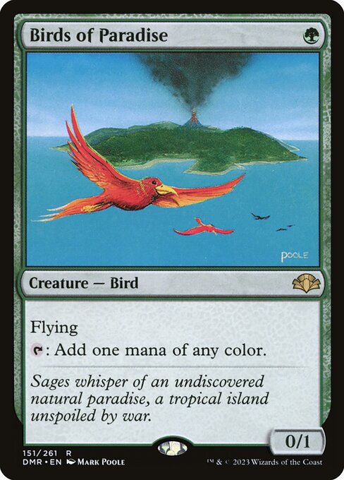 Birds of Paradise (151) [Dominaria Remastered]