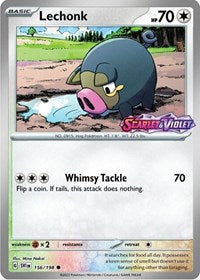 Lechonk - 156/198 (Best Buy Promo) (156/198) [Miscellaneous Cards and Products]