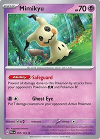 Mimikyu (097/193) [SV02 Paldea Evolved]