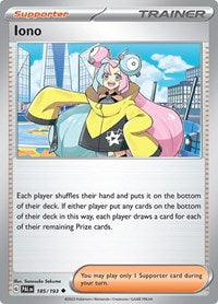 Iono - 185/193 (185/193) [SV02 Paldea Evolved]