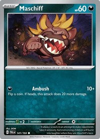 Maschiff (141/193) [SV02 Paldea Evolved]