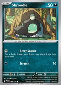Shroodle (144/193) [SV02 Paldea Evolved]