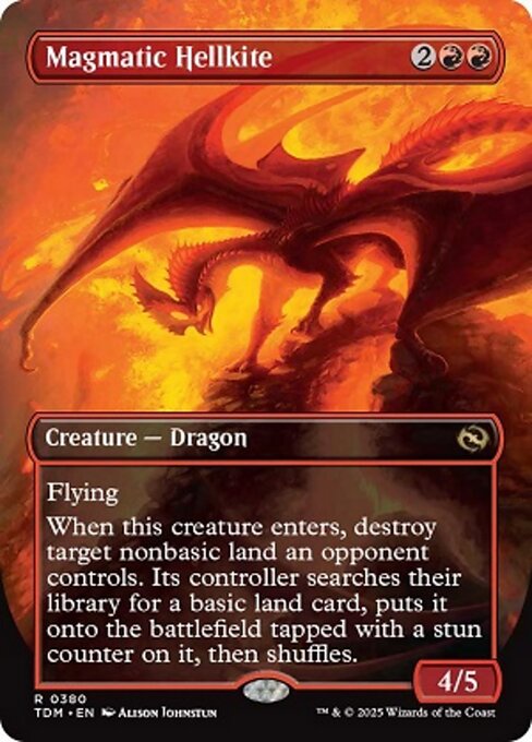 Magmatic Hellkite // Magmatic Hellkite (380) [Tarkir: Dragonstorm]