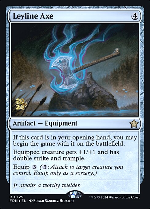 Leyline Axe (129s) [Foundations Promos]