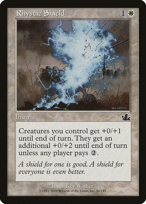 Rhystic Shield (20) [Prophecy]