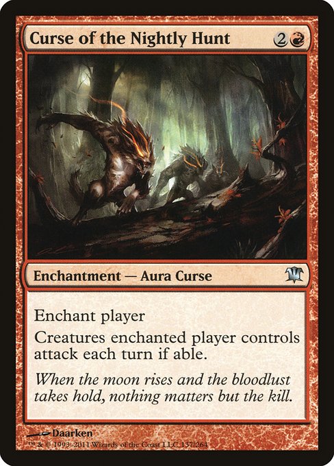 Curse of the Nightly Hunt (137) [Innistrad]
