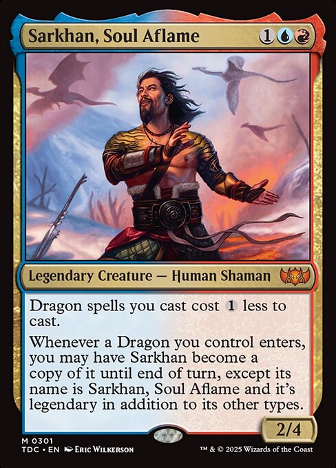 Sarkhan, Soul Aflame (301) [Tarkir: Dragonstorm Commander]