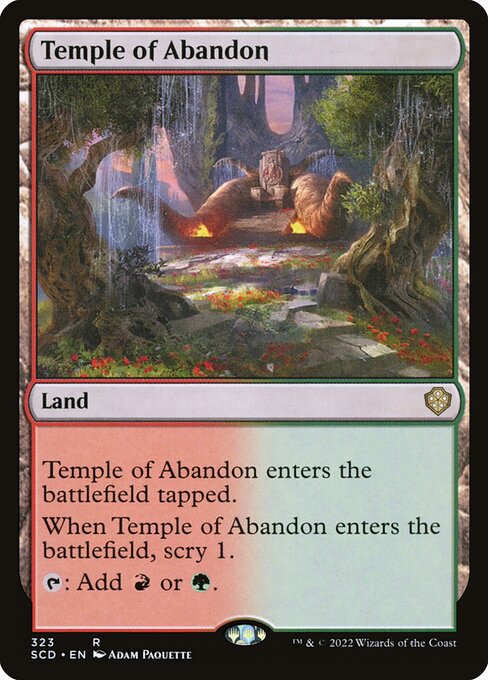 Temple of Abandon (323) [Starter Commander Decks]