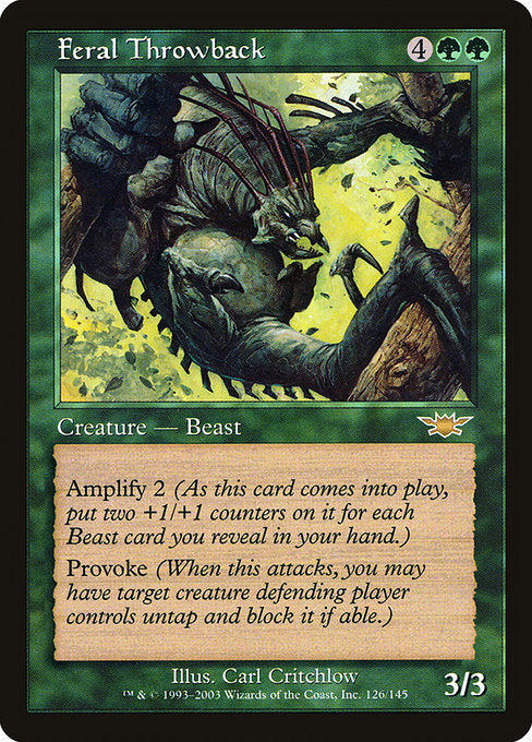 Feral Throwback (126) [Legions]