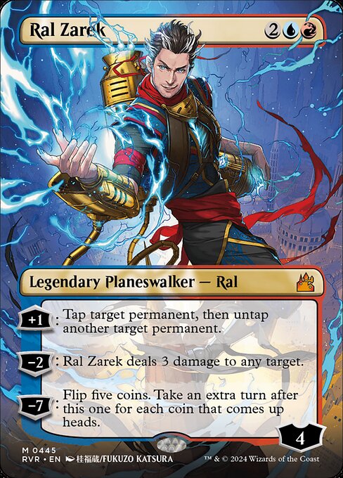 Ral Zarek (445) [Ravnica Remastered] [Borderless]