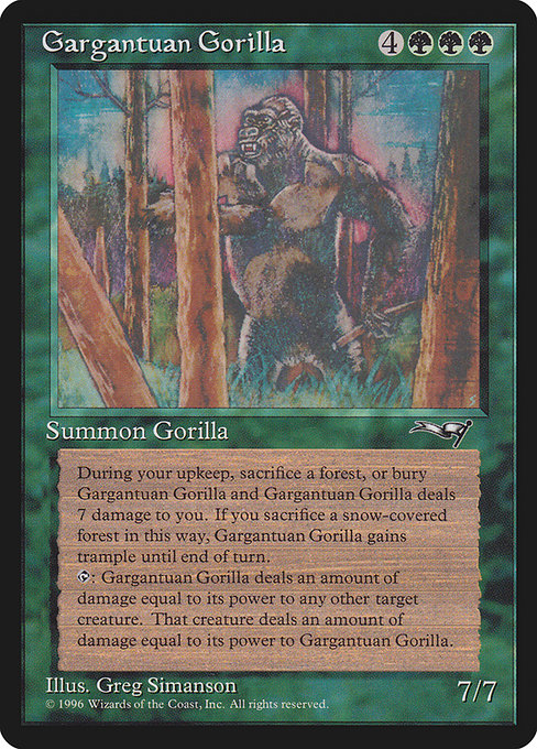 Gargantuan Gorilla (91) [Alliances]
