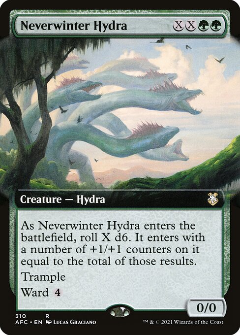 Neverwinter Hydra (310) [Forgotten Realms Commander] [Extended Art]