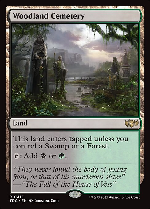 Woodland Cemetery (412) [Tarkir: Dragonstorm Commander]