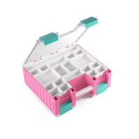 Gamegenic Game Castle in Pink White Teal