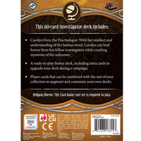 Arkham Horror Carolyn Fern Investigator Deck