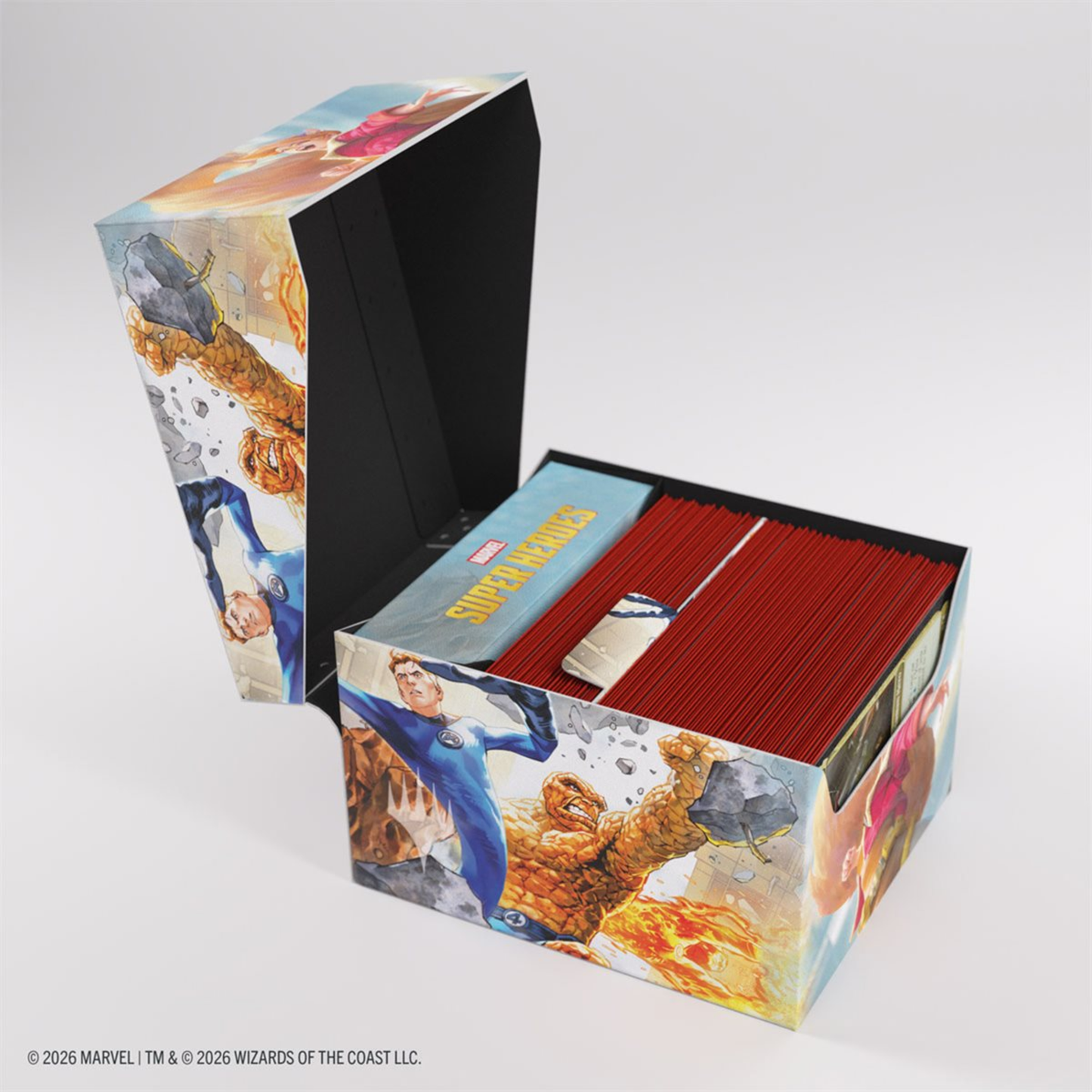 Marvel Super Heroes: Soft XL(100ct) Sideloading Deck Box: FantasticFour/Go Nuts!
