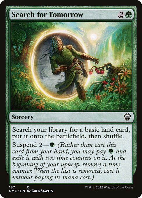 Search for Tomorrow (137) [Dominaria United Commander]