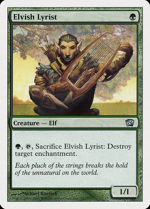 Elvish Lyrist (242) [Eighth Edition]