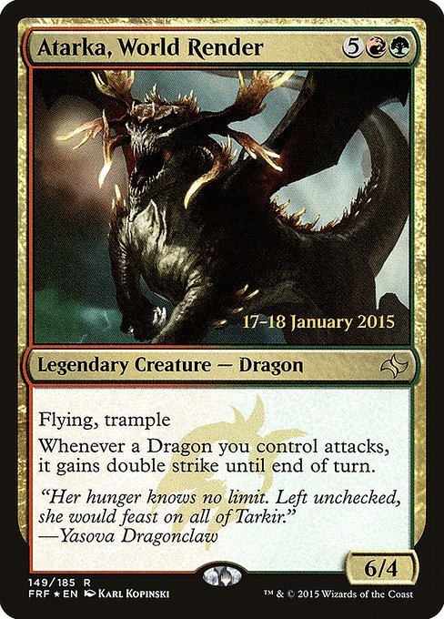 Atarka, World Render (149s) [Fate Reforged Promos]