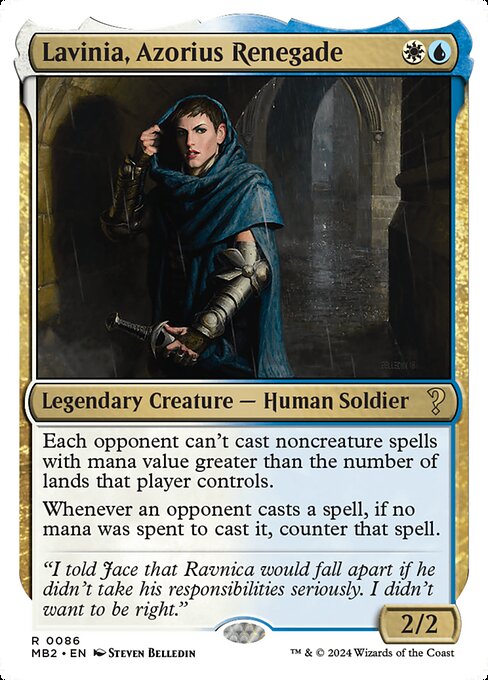 Lavinia, Azorius Renegade (86) [Mystery Booster 2]