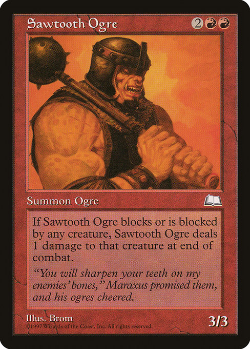 Sawtooth Ogre (114) [Weatherlight]