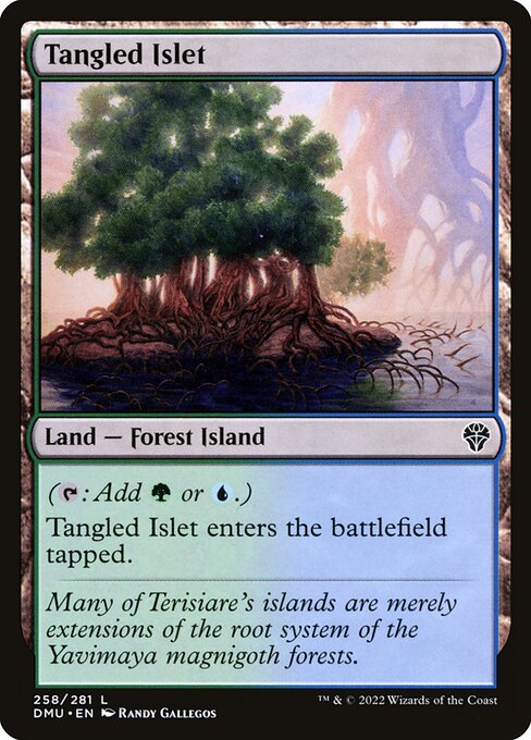 Tangled Islet (258) [Dominaria United]
