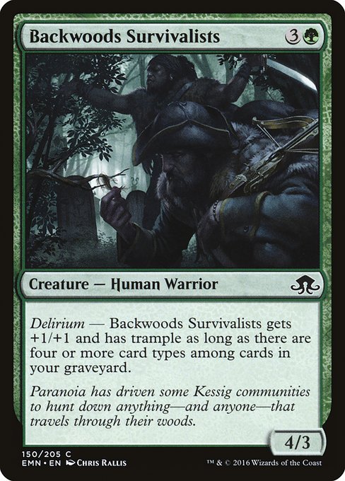 Backwoods Survivalists (150) [Eldritch Moon]