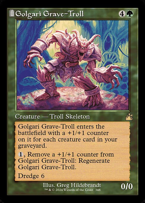 Golgari Grave-Troll (348) [Ravnica Remastered]