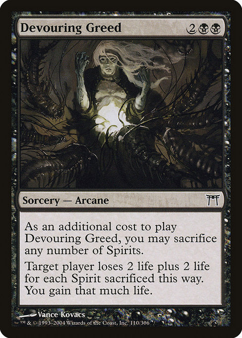 Devouring Greed (110) [Champions of Kamigawa]