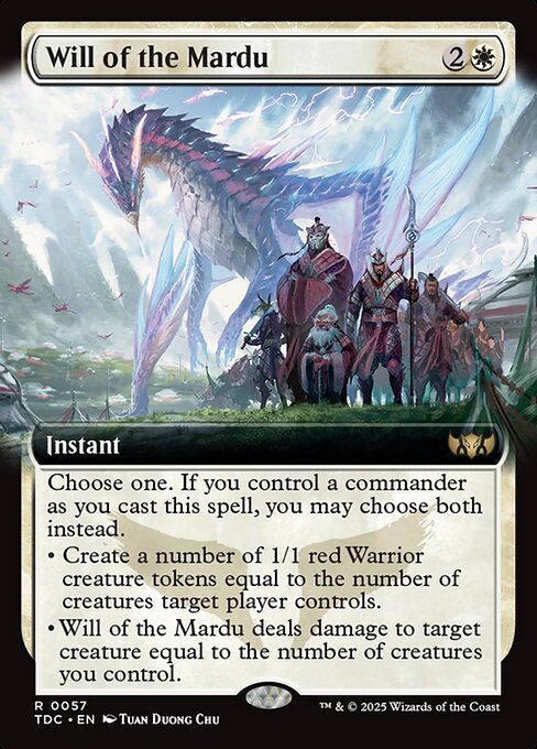 Will of the Mardu (57) [Tarkir: Dragonstorm Commander]