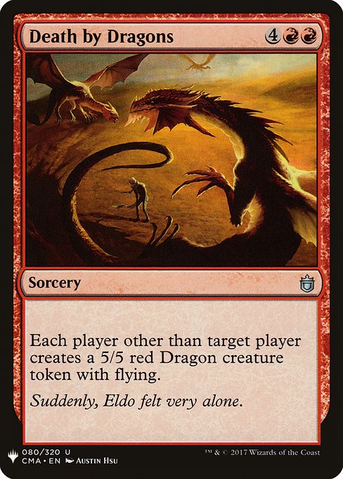 Death by Dragons (CMA-80) [The List]