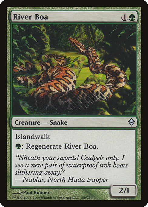 River Boa (180) [Zendikar]
