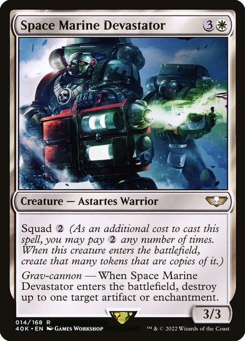 Space Marine Devastator (14) [Warhammer 40,000 Commander]
