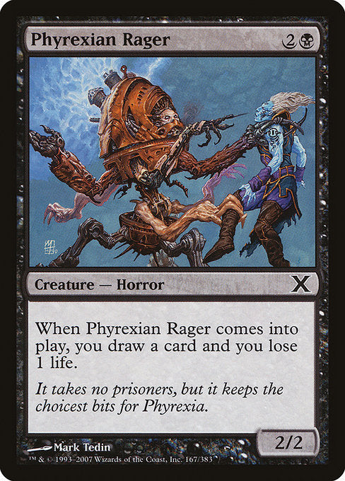 Phyrexian Rager (167) [Tenth Edition]