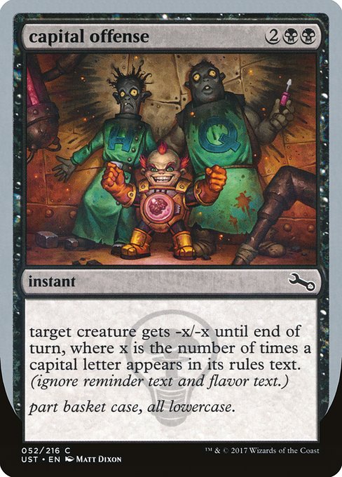 capital offense (52) [Unstable]