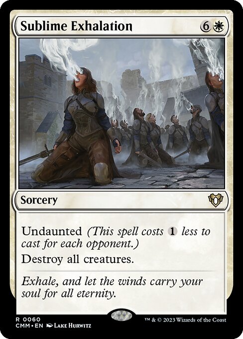 Sublime Exhalation (60) [Commander Masters]